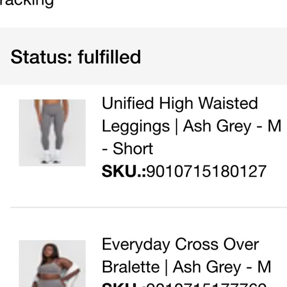 Oner Active gray legging - Picture 3 of 3